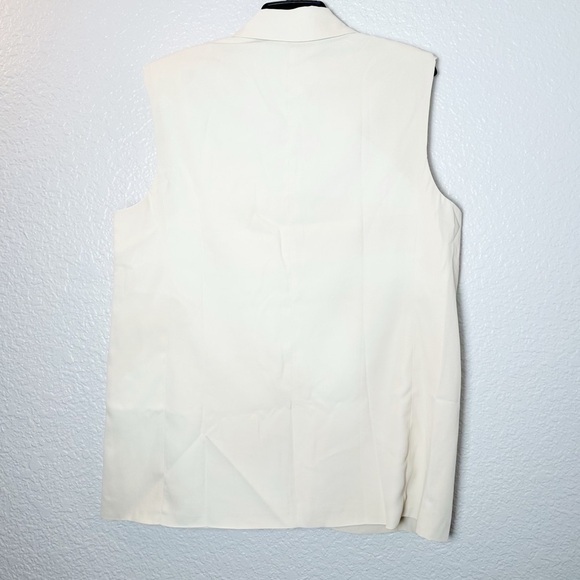 NWT Area Stars Cream Blazer Vest - Picture 4 of 4